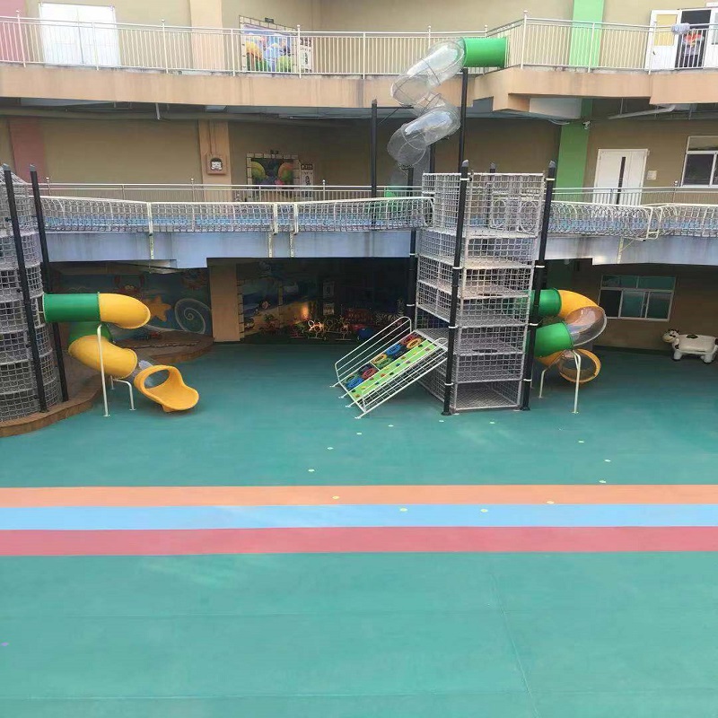 麻豆毛片免费塑胶地板案例欣赏|青岛市大风车幼儿园