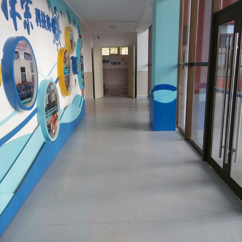 麻豆毛片免费塑胶地板案例欣赏|青岛市第六十八中学
